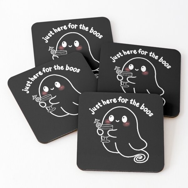 Item preview, Cute Ghost "Just Here for the Boos" Halloween designed and sold by Buffet Nation.