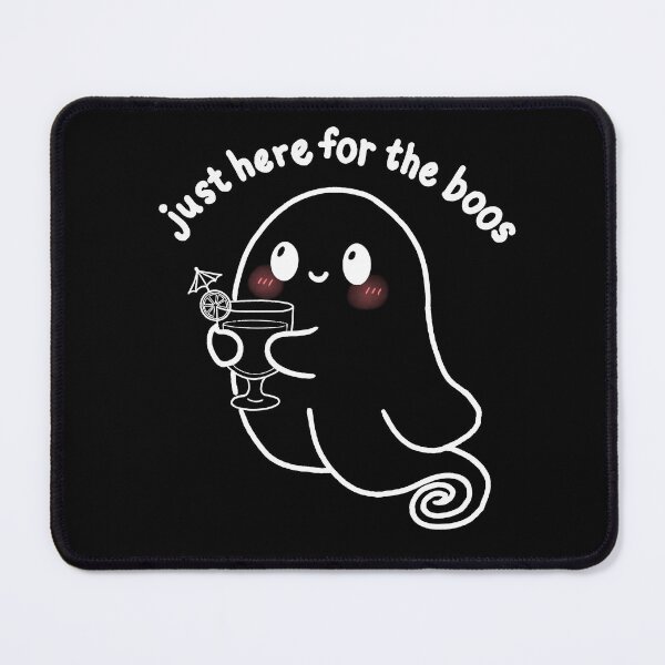 Item preview, Cute Ghost "Just Here for the Boos" Halloween designed and sold by Buffet Nation.
