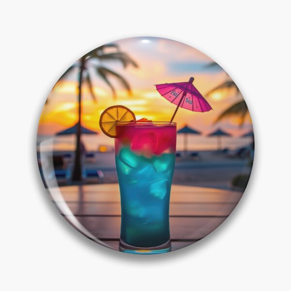 Item preview, Refreshing Cocktail Beach Vibes designed and sold by CTM ArtStudio.