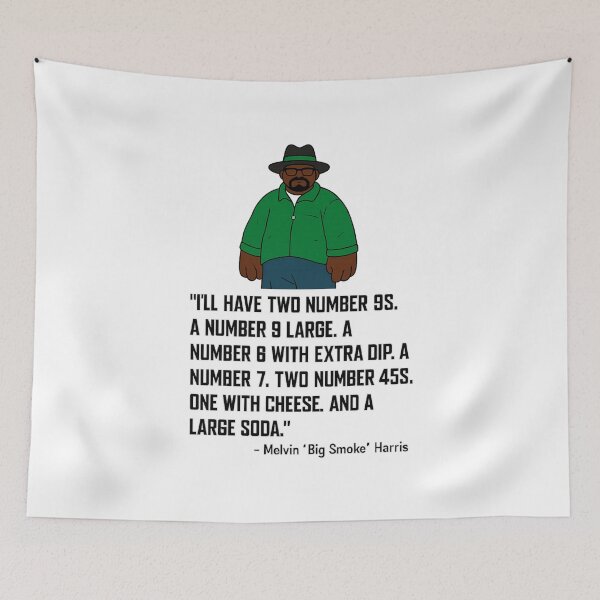 Item preview, Big Smoke Order Quote – Funny Gamer Meme Design designed and sold by CleanQuotes.