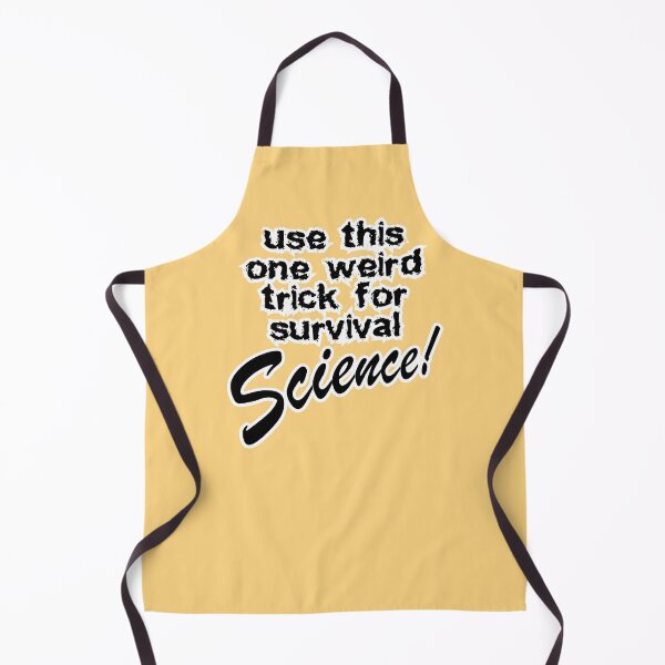 Item preview, use this one weird trick for survival science, peach background designed and sold by mntimg.