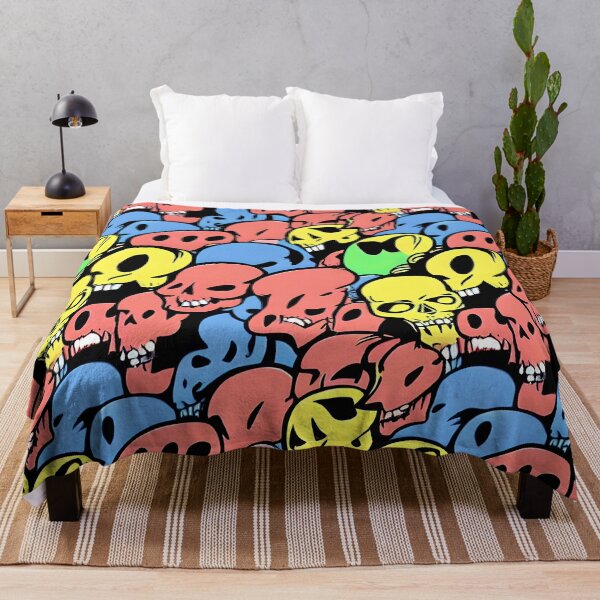 Item preview, Colorful Mutant Skulls 2 - Seamless Pattern designed and sold by Chubuter.