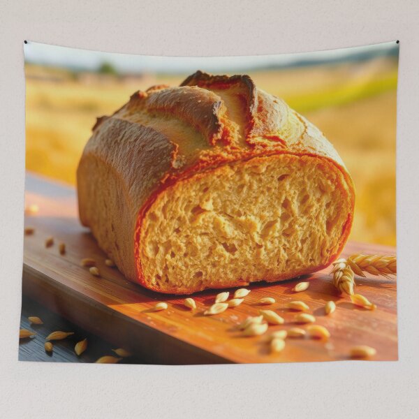 Item preview, Rustic Bread Loaf Warmth designed and sold by CTM ArtStudio.