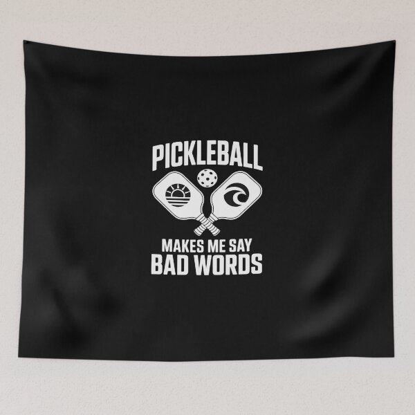 Item preview, Pickleball Makes Me Say Bad Words Pickleball Player9  designed and sold by Belkisallen.