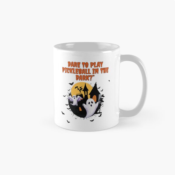 Item preview, Pickleball Ghost Design – Dare to Play in the Dark | Spooky Halloween Pickleball Art, Funny Ghost and Bat Graphic, Player Gift designed and sold by Ninopic Creations.