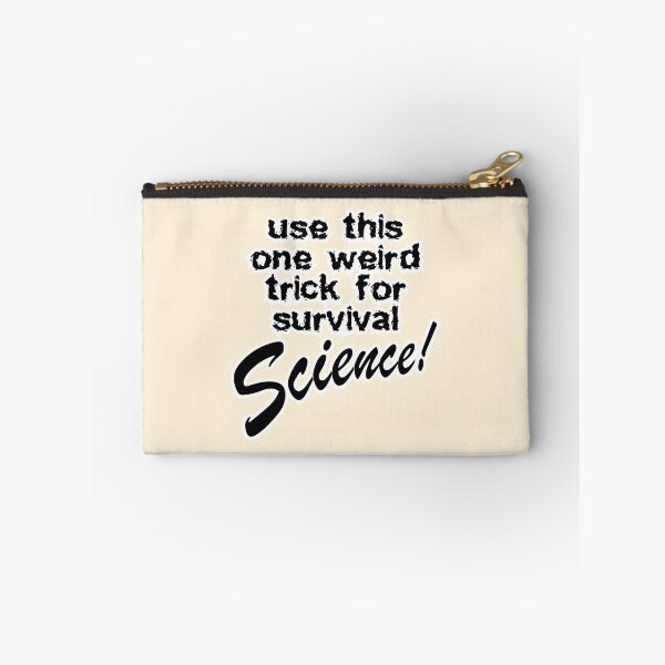 Item preview, use this one weird trick for survival science, cream background designed and sold by mntimg.