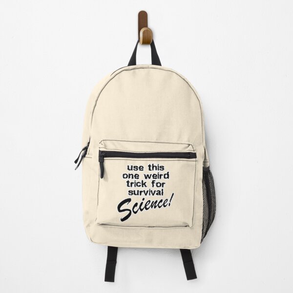 Item preview, use this one weird trick for survival science, cream background designed and sold by mntimg.