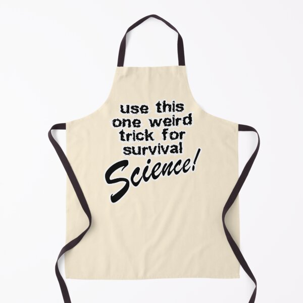 Item preview, use this one weird trick for survival science, cream background designed and sold by mntimg.