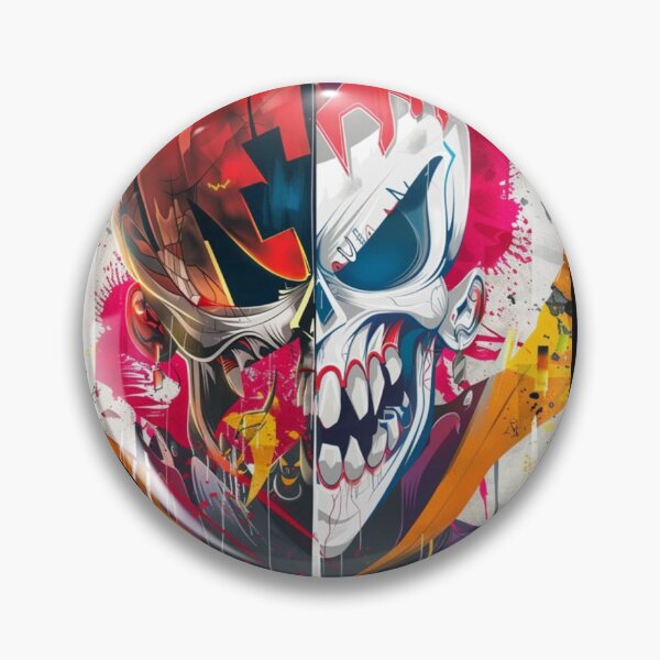 Item preview, AfroNova Halloween Digital Art | Cosmic Graffiti Skeleton & Mask Print | Neon Afrofuturist Wall Decor designed and sold by Blackcanvas444.