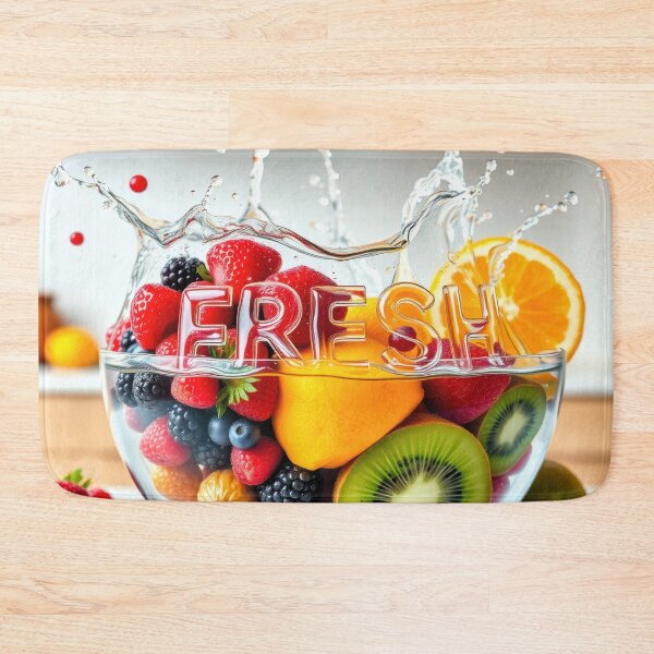 Item preview, Vibrant Fruit Splash Art designed and sold by CTM ArtStudio.
