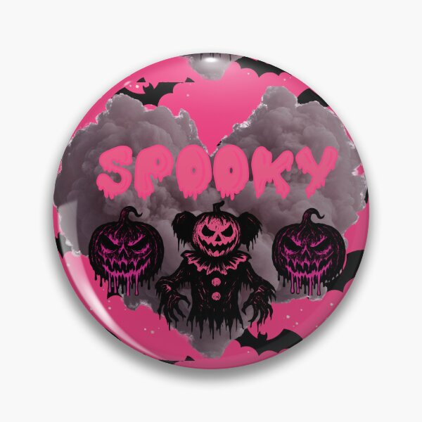 Item preview, Spooky Pink Nightmare – Halloween Pumpkin Scene designed and sold by ShaysLegacy555.