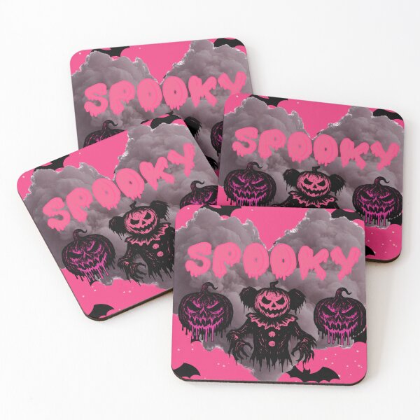 Item preview, Spooky Pink Nightmare – Halloween Pumpkin Scene designed and sold by ShaysLegacy555.