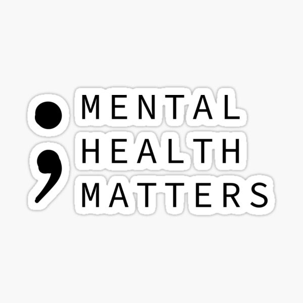 Mental Health Matters Sticker For Sale By Mimimeeep Redbubble 