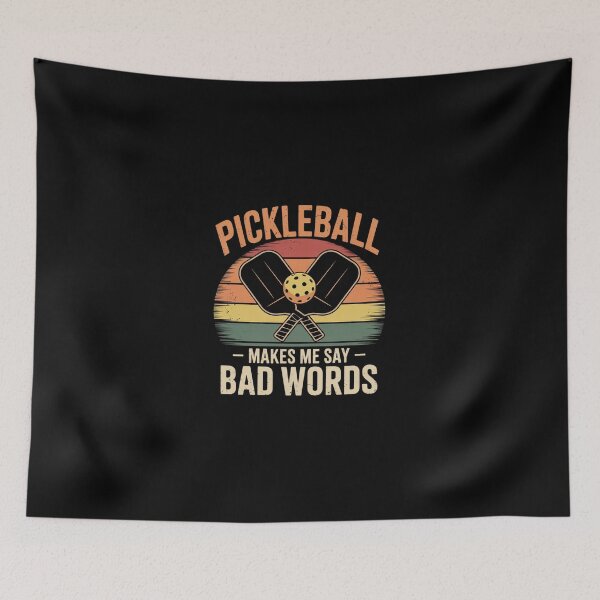 Item preview, Pickleball Makes Me Say Bad Words Pickleball Players02  designed and sold by Belkisallen.