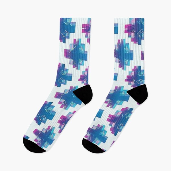 Item preview, Geometric Cross-Link Pattern Art designed and sold by JeniSeny.