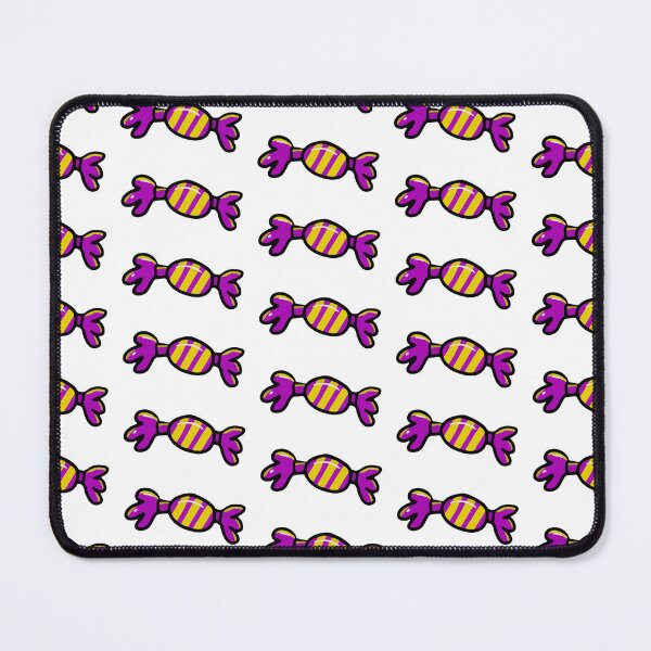 Item preview, Bright Yellow and Purple Striped Wrapped Candy Doodle designed and sold by tsbbstudio.