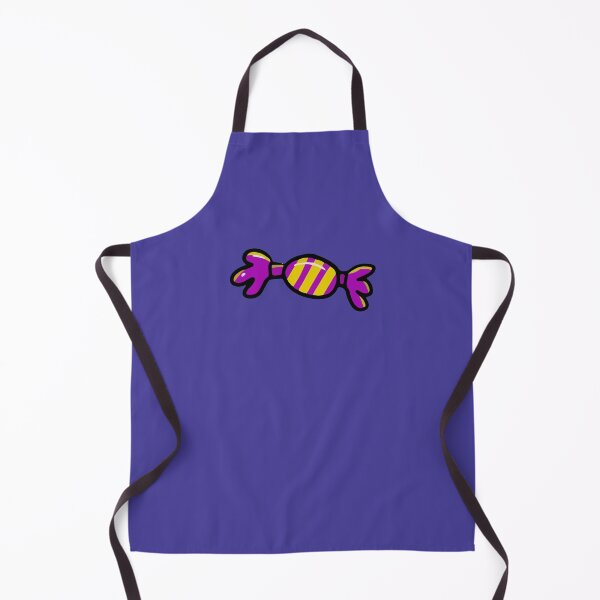 Item preview, Bright Yellow and Purple Striped Wrapped Candy Doodle designed and sold by tsbbstudio.