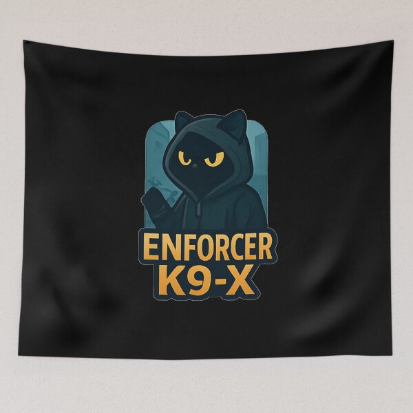 Item preview, Enforcer K9 X - Black Cat designed and sold by okiiskandarart.