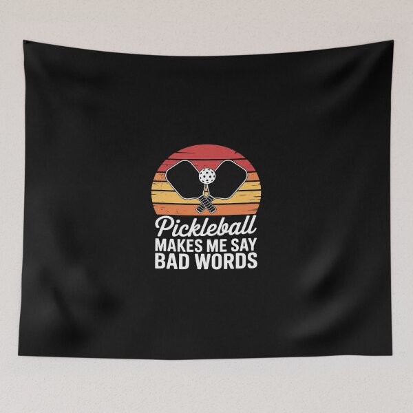 Item preview, Pickleball Makes Me Say Bad Words  designed and sold by Belkisallen.