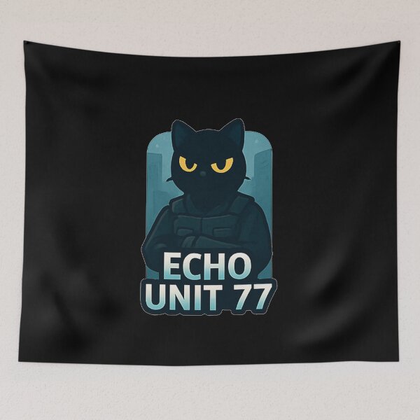 Item preview, Echo Unit 77 - Black Cat designed and sold by okiiskandarart.