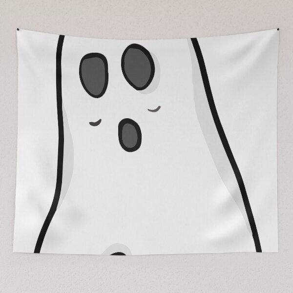 Item preview, Kawaii Pastel Ghost - Cute Spooky Halloween Doodle designed and sold by tsbbstudio.