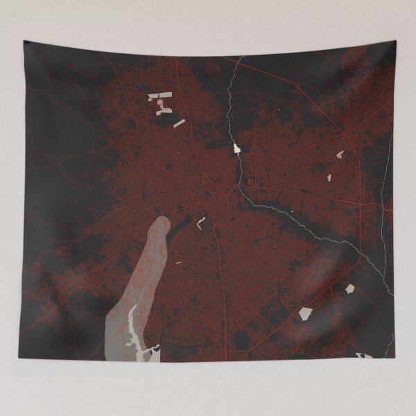 Item preview, Benin City Map of Edo, Nigeria - Vector designed and sold by deMAP.