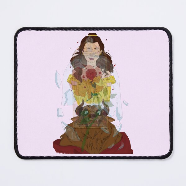 Item preview, Beauty and the Beast Inspired Stained Glass designed and sold by LeeAnnaRose96.