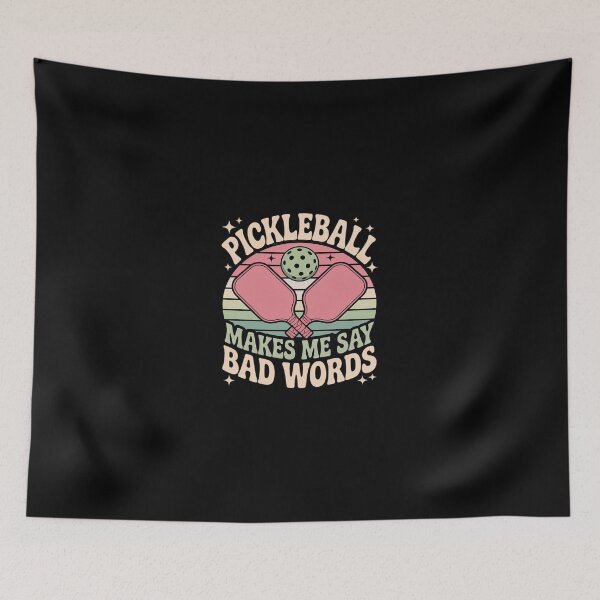 Item preview, Pickleball Makes Me Say Bad Words Pickleball Players  designed and sold by Belkisallen.