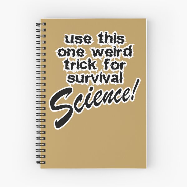 Item preview, use this one weird trick for survival science, tan background designed and sold by mntimg.