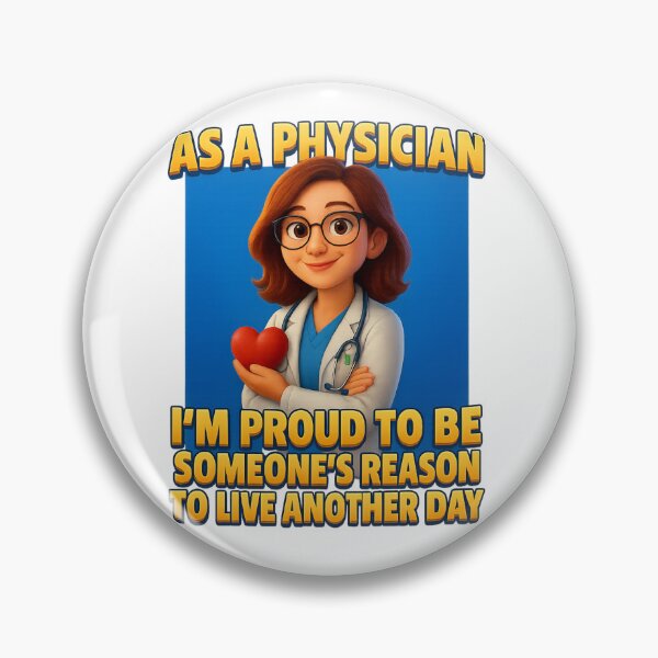 Item preview, As a Physician — Proud to Be Someone’s Reason to Live Another Day designed and sold by GogoVibes.