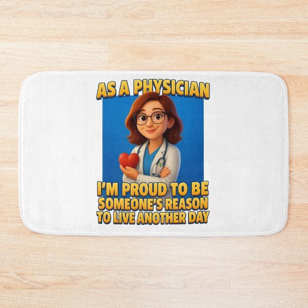 Item preview, As a Physician — Proud to Be Someone’s Reason to Live Another Day designed and sold by GogoVibes.