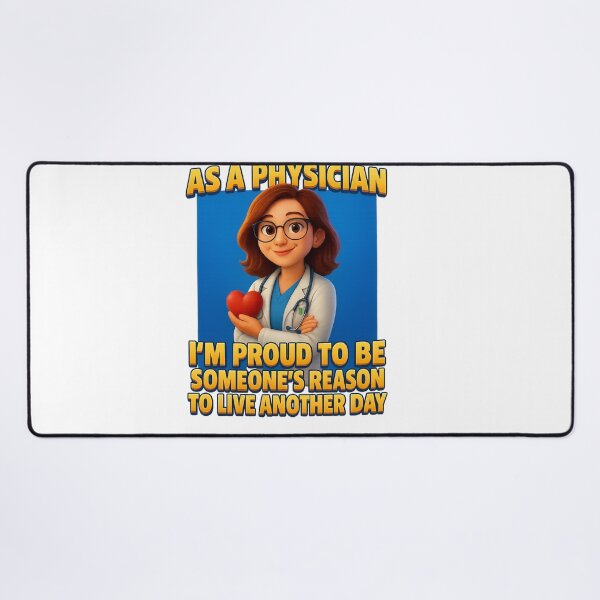 Item preview, As a Physician — Proud to Be Someone’s Reason to Live Another Day designed and sold by GogoVibes.
