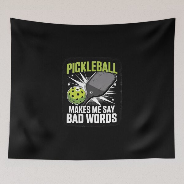 Item preview, Pickleball Makes Me Say Bad Words Paddleball  designed and sold by Belkisallen.