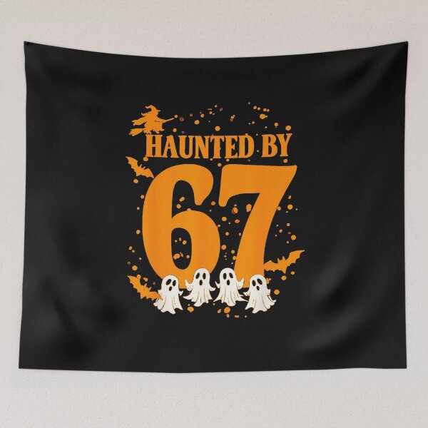 Item preview, Haunted 67 Funny Halloween Meme Witch Bats Ghosts designed and sold by CosmicCirrus.