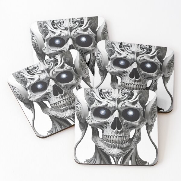 Item preview, Dark Cyber Skull with Demonic Energy designed and sold by TK-Hades.