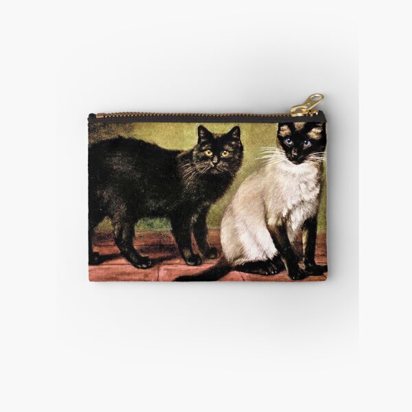 Item preview, Black Mank and Royal Siamese Cat designed and sold by goldenmenagerie.