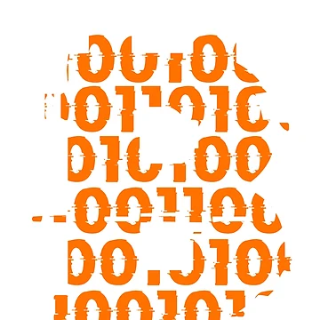 Artwork thumbnail, Bitcoin binary code by Mill8ion