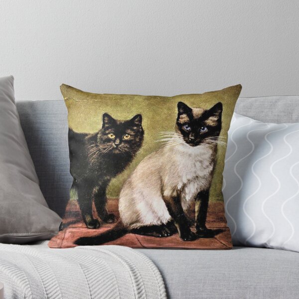 Item preview, Black Mank and Royal Siamese Cat designed and sold by goldenmenagerie.
