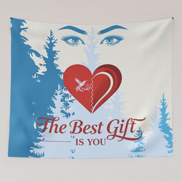 Item preview, The Best Gift Is You. Heart and Hummingbird Pines designed and sold by Ciervo Primavera.