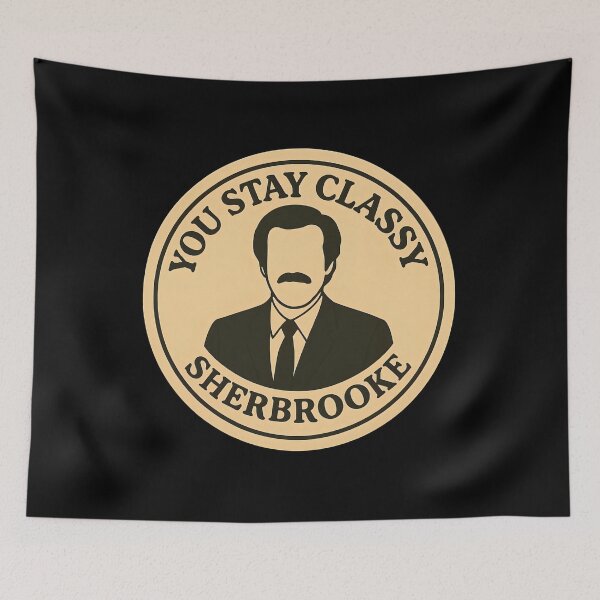 Item preview, Anchorman Inspired Retro Canada Print: Sherbrooke designed and sold by PinUpPizzazz.