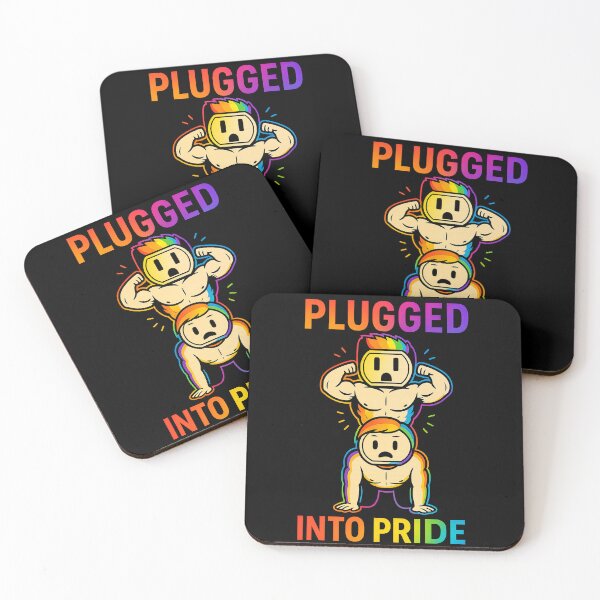 Item preview, Funny LGBTQ+ Gay Pride Electrical Outlet Plugged Into Pride designed and sold by TheTrendsDesk.