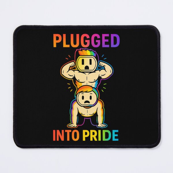 Item preview, Funny LGBTQ+ Gay Pride Electrical Outlet Plugged Into Pride designed and sold by TheTrendsDesk.