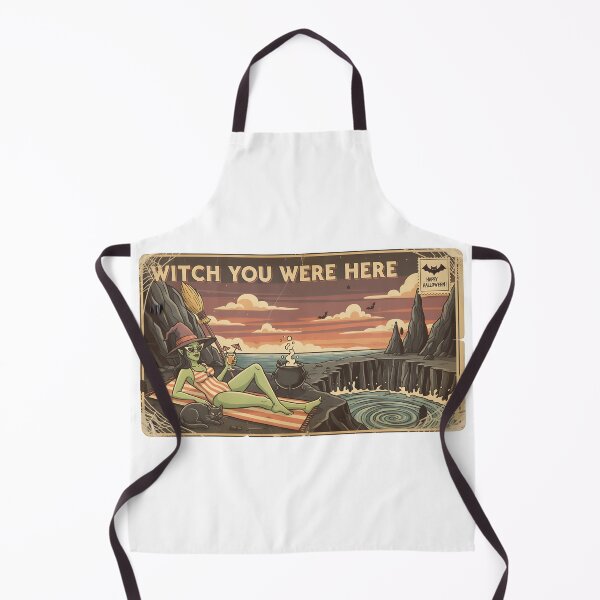 Item preview, Witch You Were Here | Spooky Vacation Parody designed and sold by Stitch Please.