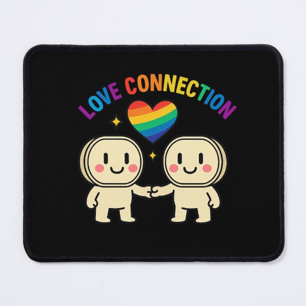 Item preview, Love Connection Cute Pride LGBTQ Rainbow Outlet Design designed and sold by TheTrendsDesk.