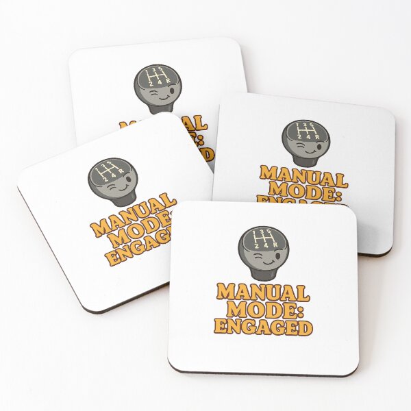 Item preview, Manual Mode: Engaged – Retro Gear Shifter designed and sold by BoldApparel.