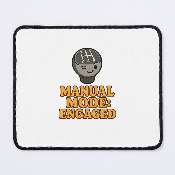 Item preview, Manual Mode: Engaged – Retro Gear Shifter designed and sold by BoldApparel.