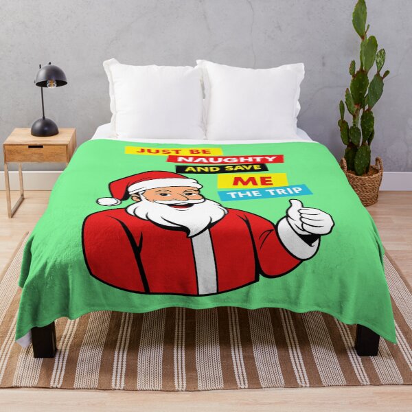 Item preview, Just Be Naughty And Save Me The Trip - Funny Santa Quotes designed and sold by Vicky021.