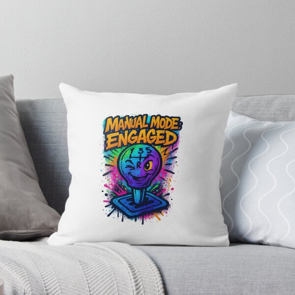 Item preview, Manual Mode: Engaged – Graffiti Street Shifter Design designed and sold by BoldApparel.