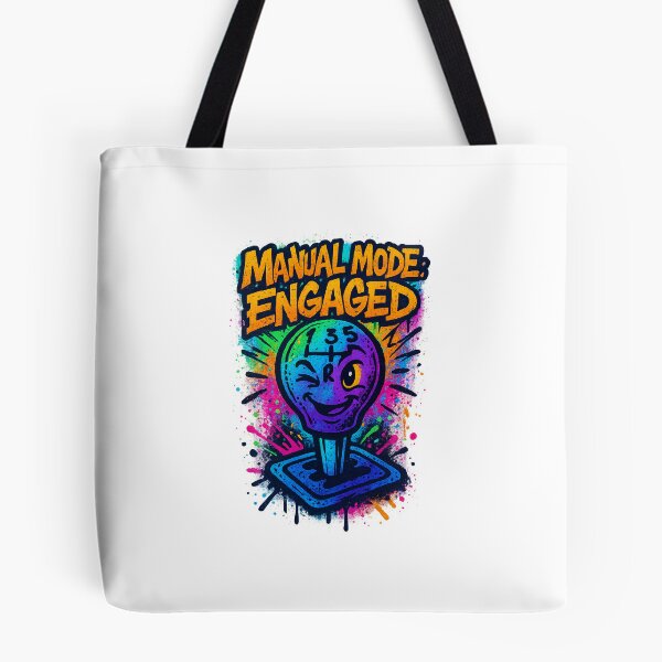 Item preview, Manual Mode: Engaged – Graffiti Street Shifter Design designed and sold by BoldApparel.