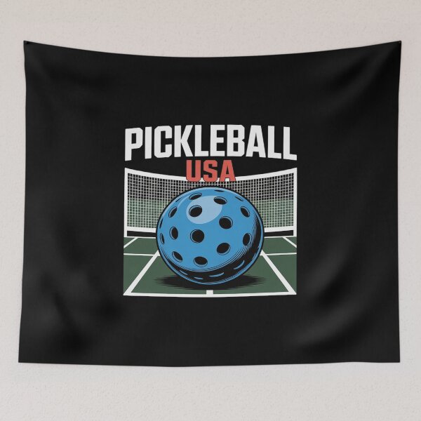 Item preview, Pickleball Support the Team Pickleball Player USA Flag  designed and sold by KonstanKoraner.